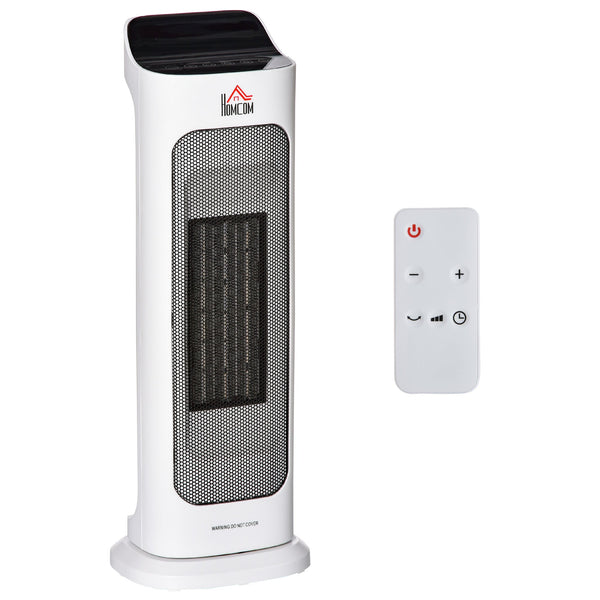 acquista Chauffage Bureau Électrique Oscillant 17,6x13,7x50 cm 2000W Blanc
