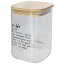 Barattolo Caffè con scritta "Café" 1 Litro in Vetro VdE Tivoli 1996 Spagnolo