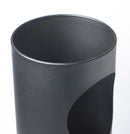 Pattumiera Gettacarte Ø24,3xh66,5 cm con Posacenere in Acciaio Inox