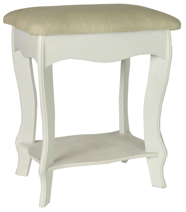 online Pouf en bois Leipzig avec assise rembourrée