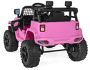 Macchina Elettrica per Bambini 12V Fuoristrada Kidfun Kansas Rosa