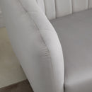 Divano 2 Posti in Tessuto 143x74x71,5 cm  Grigio