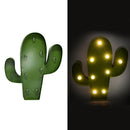 Cactus in metallo verde con led cm 25,5x30,5x5