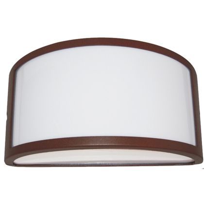 Applique Demi-Lune Ouverte Couleur Corten pour Extérieur Umbe Sovil Line sconto