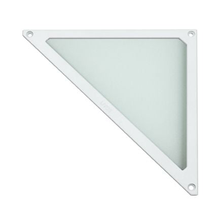 Accessoire de fermeture pour applique avec cadre en verre de couleur blanche pour l'extérieur Ligne Three Livos acquista