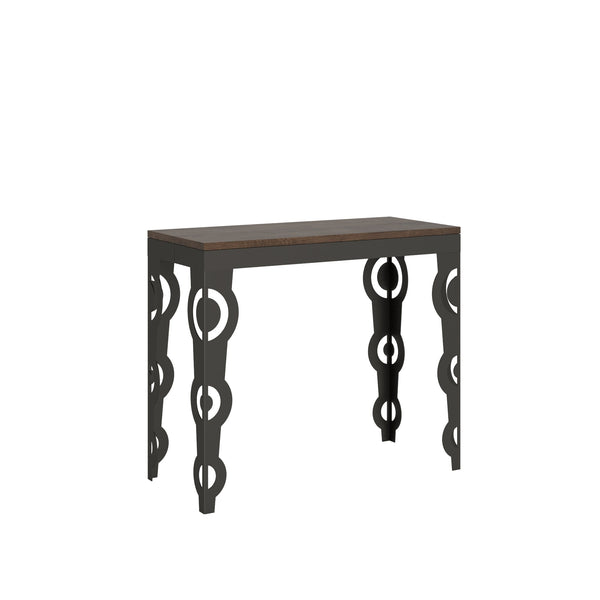 Console Extensible 90-196x40x77 cm en Mélamine Marron acquista