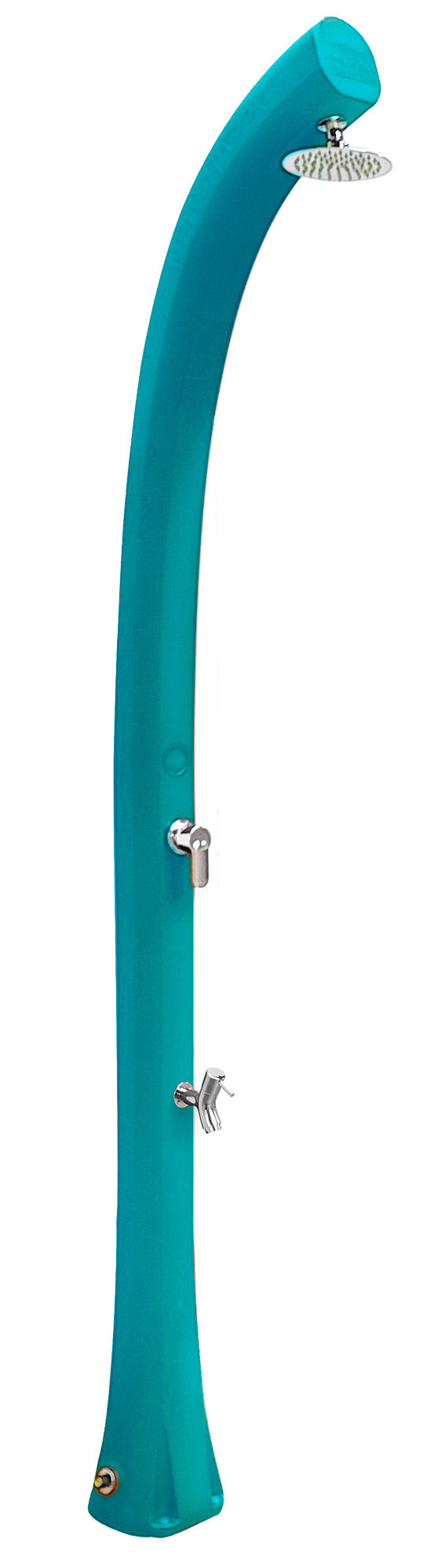 prezzo Doccia Solare da Esterno Giardino 26L Miscelatore e Lavapiedi Arkema New Happy Blue Ocean