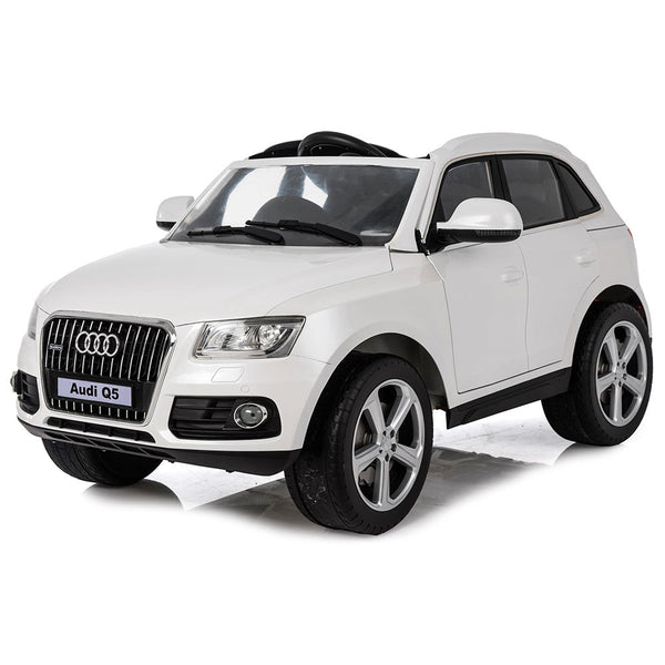 sconto Voiture jouet électrique pour enfants 12V sous licence Audi Q5 blanc