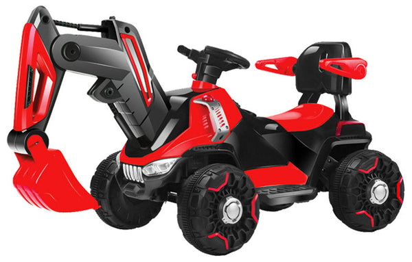 acquista Pelle électrique Kidfun Ruspa Force Rouge et Noir pour Enfants 6V