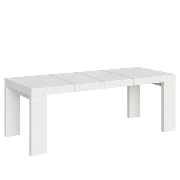 Tavolo Allungabile 160/420x90x77 cm Roxell Premium Bianco Frassino sconto