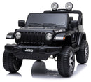 Macchina Elettrica per Bambini 12V 2 Posti con Licenza Jeep Wrangler Rubicon Nera