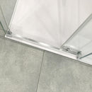 Box Doccia Angolare 1 Anta Scorrevole in Cristallo Trasparente 8mm H195 Bonussi Elise 3.0 Varie Misure