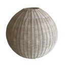 Lampadario in rattan naturale sfera cm Ø37xh37