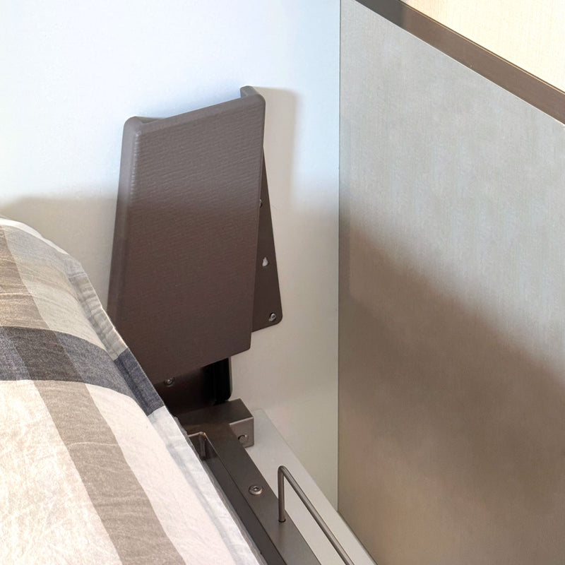 Letto Matrimoniale A Scomparsa 160 Versia Con Divano E Armadio 1 Anta Sx Argilla      