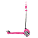 Monopattino a 3 Ruote a LED 3 Altezze Max 50Kg Globber PRIMO Fantasy Lights Up Fiori Grandi Rosa