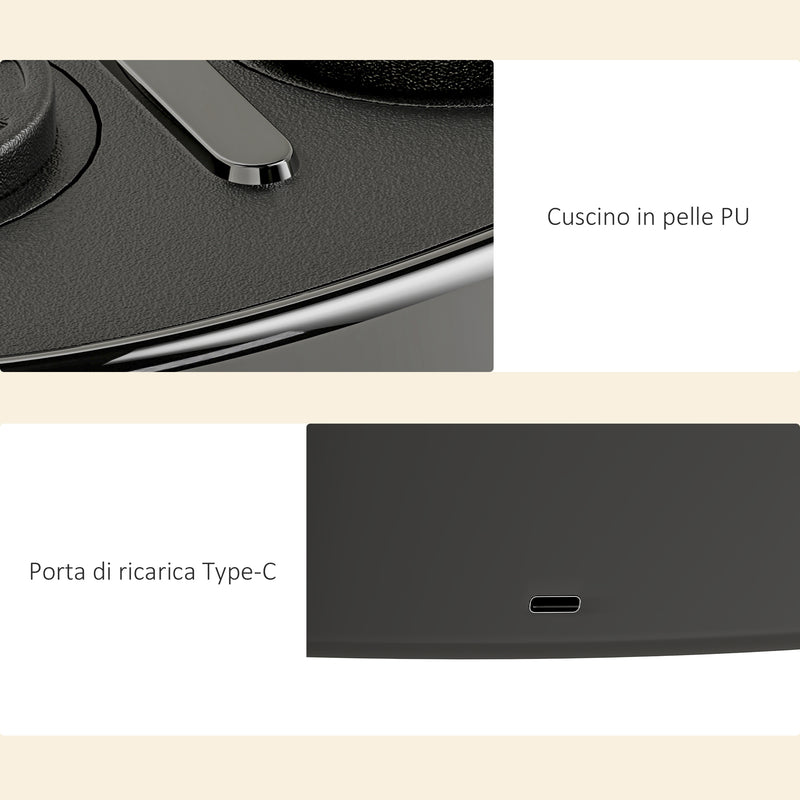 Boxing Machine Musicale a Parete 41,8x44,6x7,5 cm con 9 Velocità Bluetooth e Guanti in PU e ABS Nero e Blu  