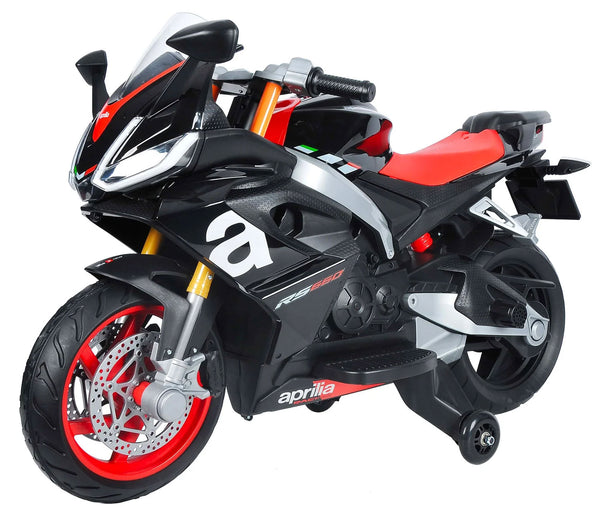 sconto Moto Elettrica per Bambini Licenza Ufficiale Aprilia RS660 12V 3,5Ah Nero