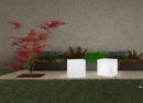 Pouf da Giardino Luminoso 50x50 cm in Resina Arkema Iris Light SL