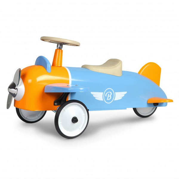online Voiture Porteuse Avion Vintage pour Enfants Baghera Speedster Bleu Ciel