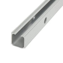 Porta Scorrevole Vetrata 77,5x205 cm Satinata a Strisce 