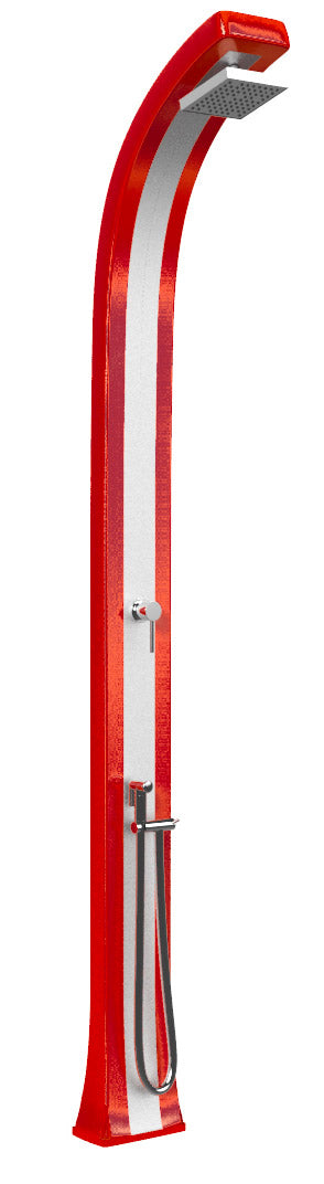 sconto Mitigeur de douche de jardin et douchette Arkema Spring Plus Ruby Bande Inox