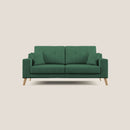 Divano 3 Posti 206x95x91 cm in Tessuto Verde