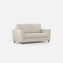 Divano 2 Posti 152x85x85 cm Yasel in Tessuto Latte
