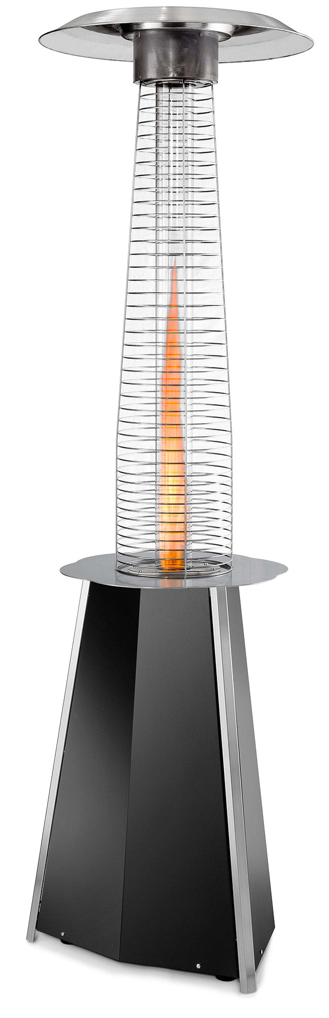 Stufa da Esterno Fungo a Gas GPL 10 kW Solflame Siabs Nero