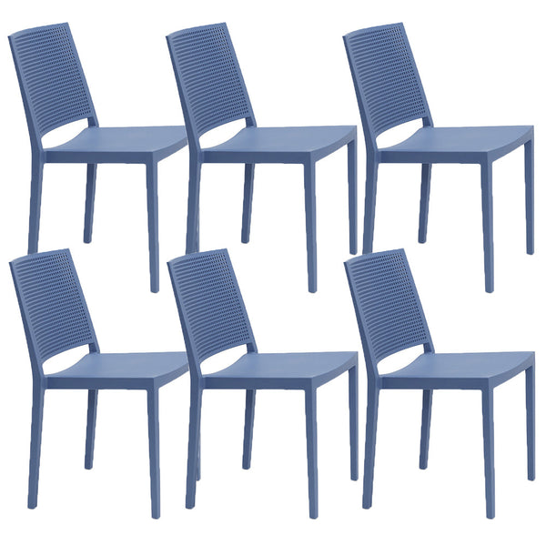 Set 6 Sedie 46x56x81 cm in Polipropilene Porto Carta da Zucchero online