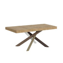 Tavolo Allungabile 130-390x90x77 cm Volantis Premium Quercia Natura Telaio 4C 
