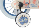 Bicicletta per Bambine 14" Disney Stitch Freni Caliper e Stabilizzatori in Acciaio Hi-Ten Beige