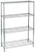 Étagère en Acier Chromé 4 Niveaux 36X90X137Cm Tosini Light AC1436-4