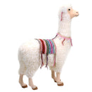 Pupazzo Lama bianco con campanellini cm 64x26xh90