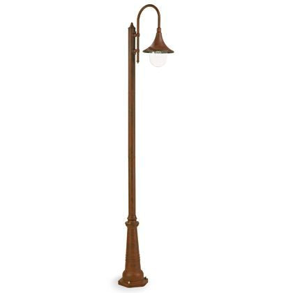 acquista Palo Alto Lampe de Jardin Couleur Rouille pour l'Extérieur Ligne Deluxe Livos