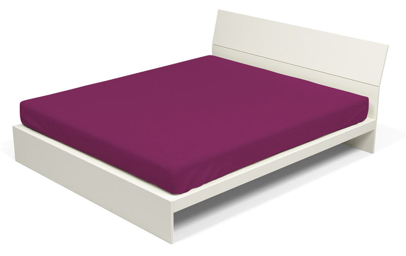 Lenzuolo Sotto con Angoli ed Elastico Tinta Unita Fucsia