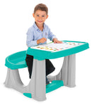 Banchetto Studio Scuola per Bambini 62x78x50 cm Azzurro