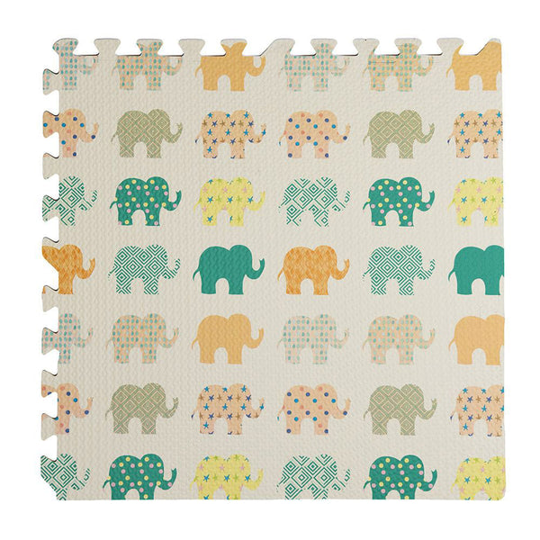 sconto Tapis Puzzle pour Enfants 4 Pièces 60x60 cm Éléphant