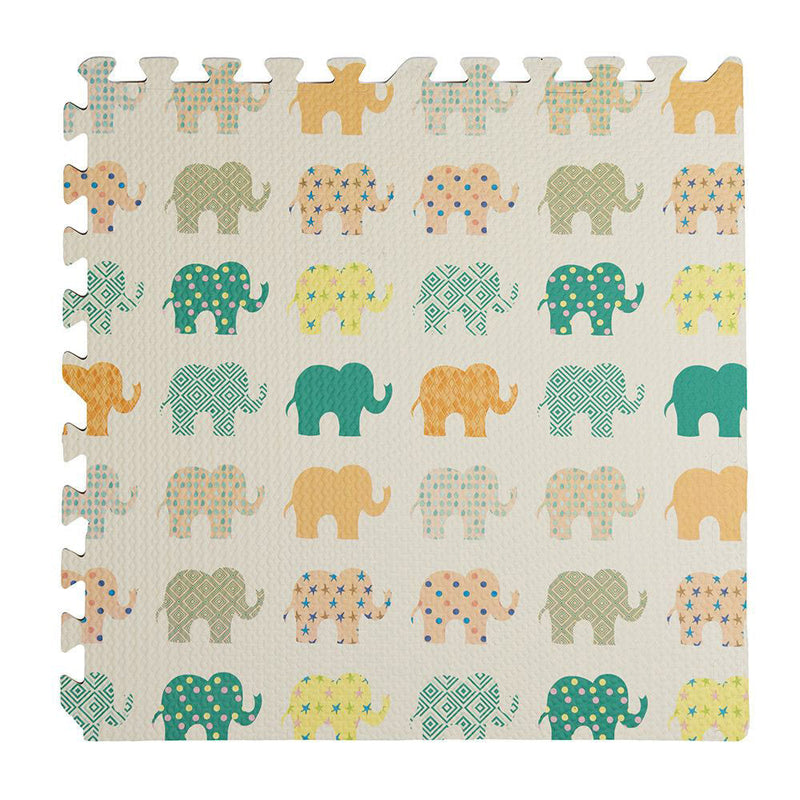 Tappeto Puzzle per Bambini 4 Pezzi 60x60 cm Elefante