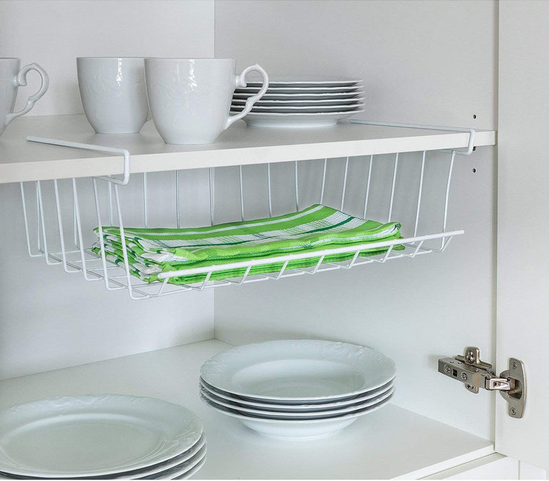 Organizer Salvaspazio Sotto Mensola 31x16,5x31,5 cm per Dispense e Frigo