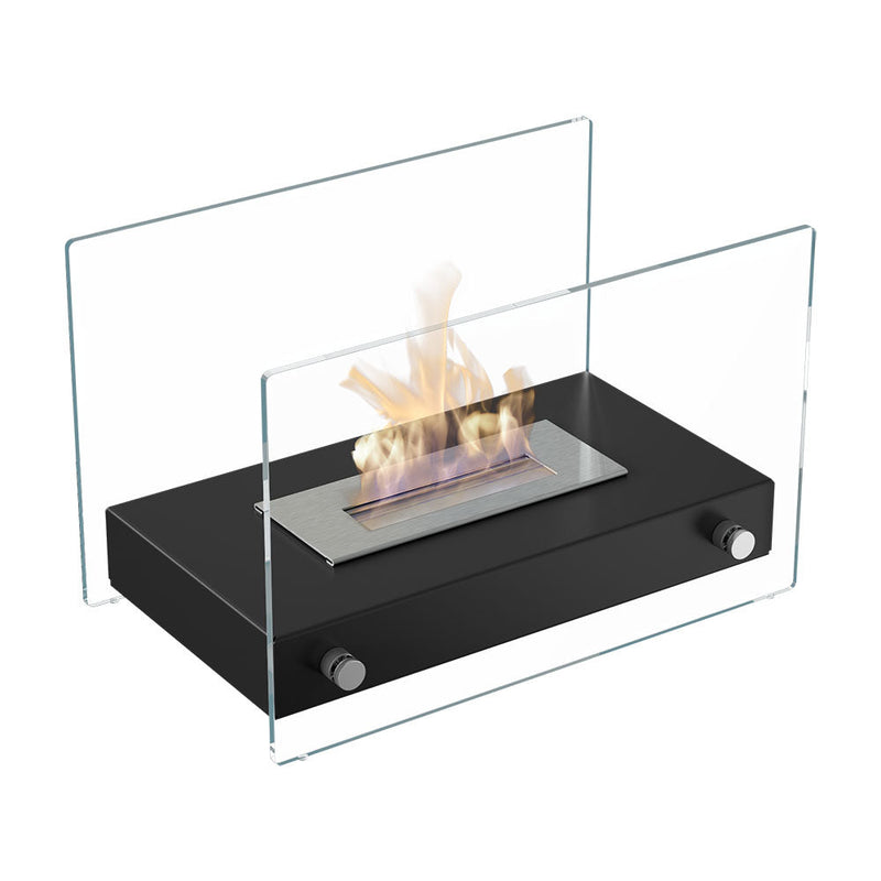 Camino a Bioetanolo da Tavolo 39x25,2 cm Flig Oakland Mini Nero