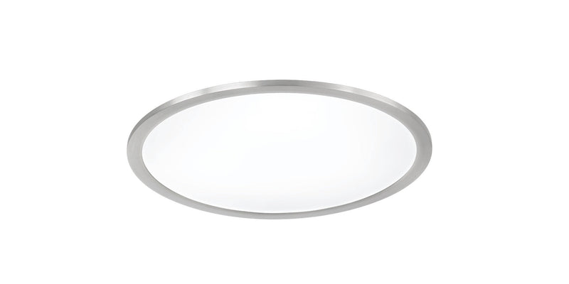 Plafoniera da Interno a LED in Metallo Nickel Opaco