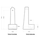 Fontana da Giardino Senza Rubinetto in Cemento Granulato di Marmo Zambla Nocciola