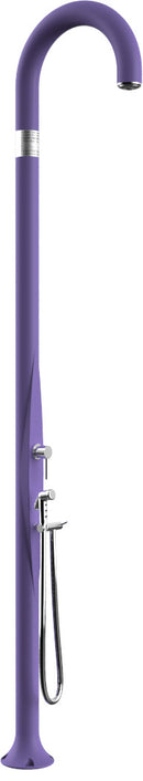 Doccia da Esterno Giardino Miscelatore e Doccetta Mobile Arkema Funny Yin Viola