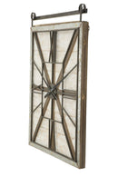 Orologio da Muro West 60x4x89 cm Legno di Abete e MDF e in Ferro