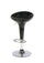 Tabouret De Bar Tosini Hc 148K Abs Noir Et Acier