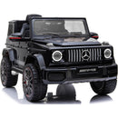 Macchina Elettrica per Bambini Licenza Mercedes-Benz G63 AMG 12V Telecomando e Soft Start Nero 