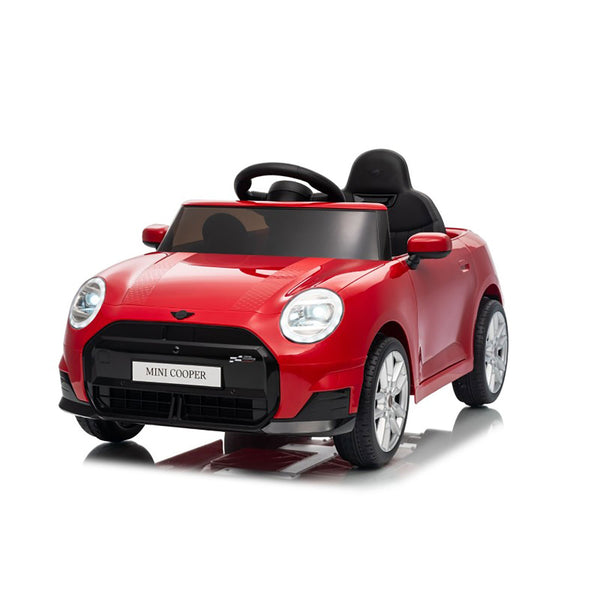 Macchina Elettrica per Bambini Licenza Ufficiale Mini Cooper S Cabrio 12V Sedili in Pelle e Telecomando Rosso prezzo