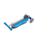 Monopattino 3 ruote Telescopico e Ripiegabile Max 50Kg Globber Elite Azzurro
