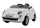 Voiture électrique pour enfants 12V avec permis Fiat 500 blanc