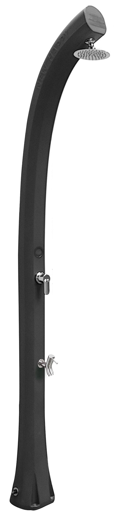 online Doccia Solare da Esterno Giardino 26L Miscelatore e Lavapiedi Arkema New Happy Antracite